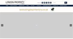 Desktop Screenshot of londonpropertymagazines.com